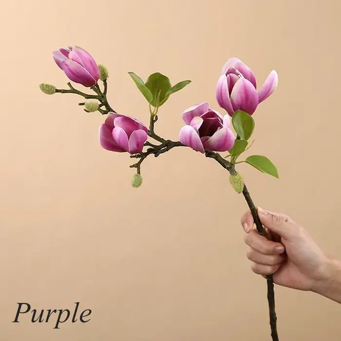 Magnolia fleurs artificielles Simulation