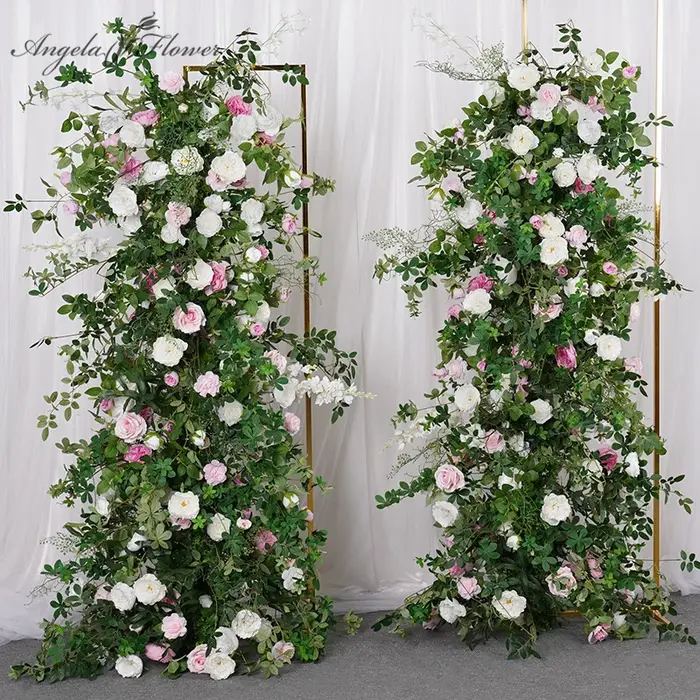 A7794 chemin de rangée de fleurs pour toile de fond de mariage