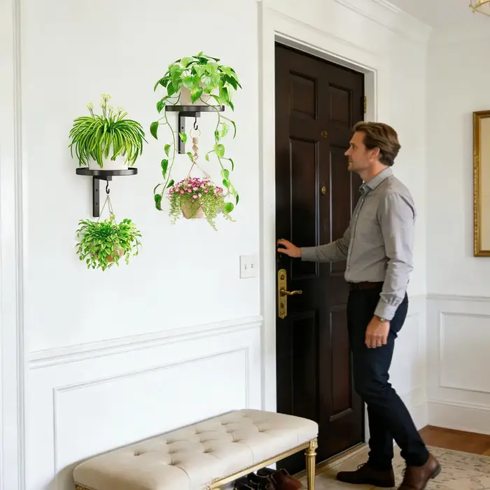 Étagère murale pour plantes