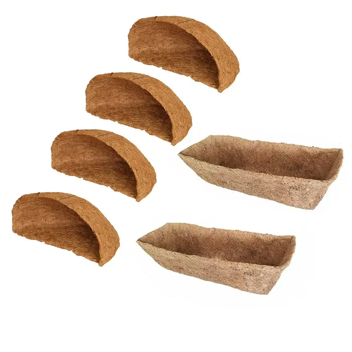 Mir à fleurs rond en fibre de coco, pour jardinage, décoration de mariage, 1 pièce