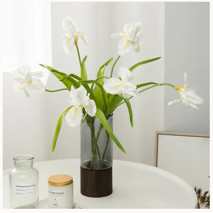10 pièces de fleurs artificielles en PU