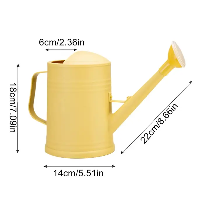 Arrosoir pour plantes, arrosoir pour fleurs, décoratif, 2L, léger, à long bec, arrosoir pour plantes d'intérieur, pour la maison