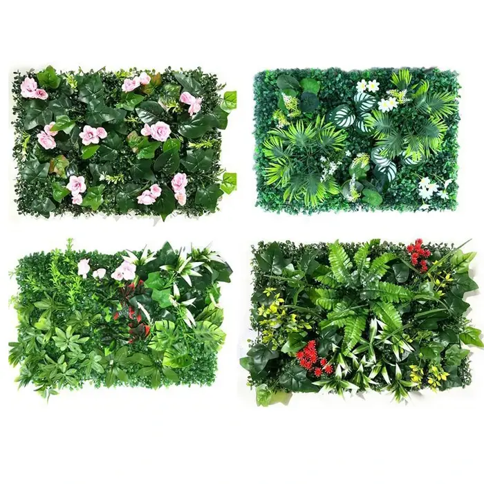 Plante artificielle murale verte 60x40cm