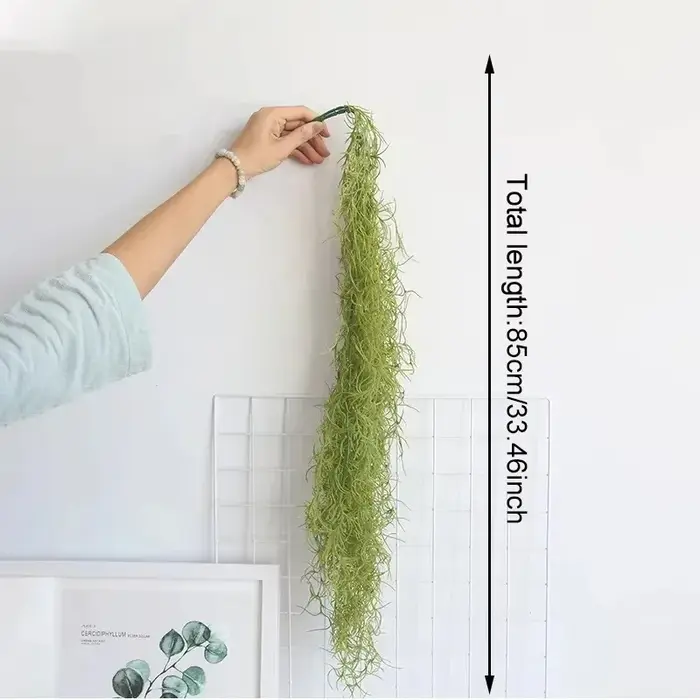 1/3/5 pièces de plantes artificielles vertes en plastique