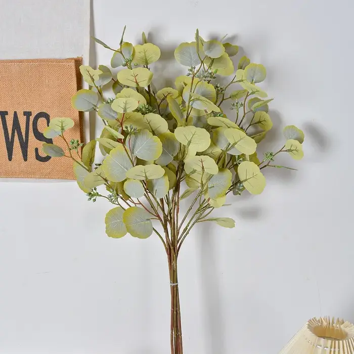 10 pièces de plantes artificielles en soie