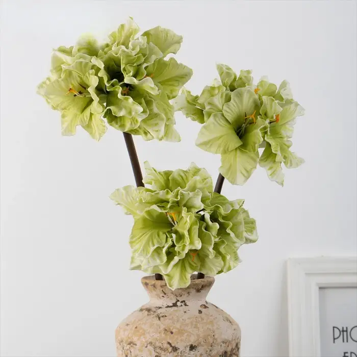 6 pièces de fleurs artificielles en PU