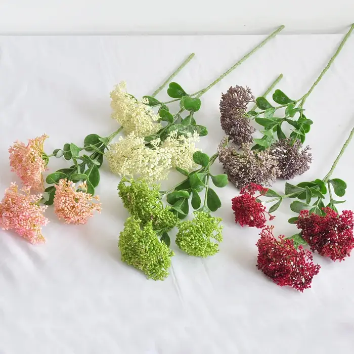 Fruits d'hortensia artificiels 58CM