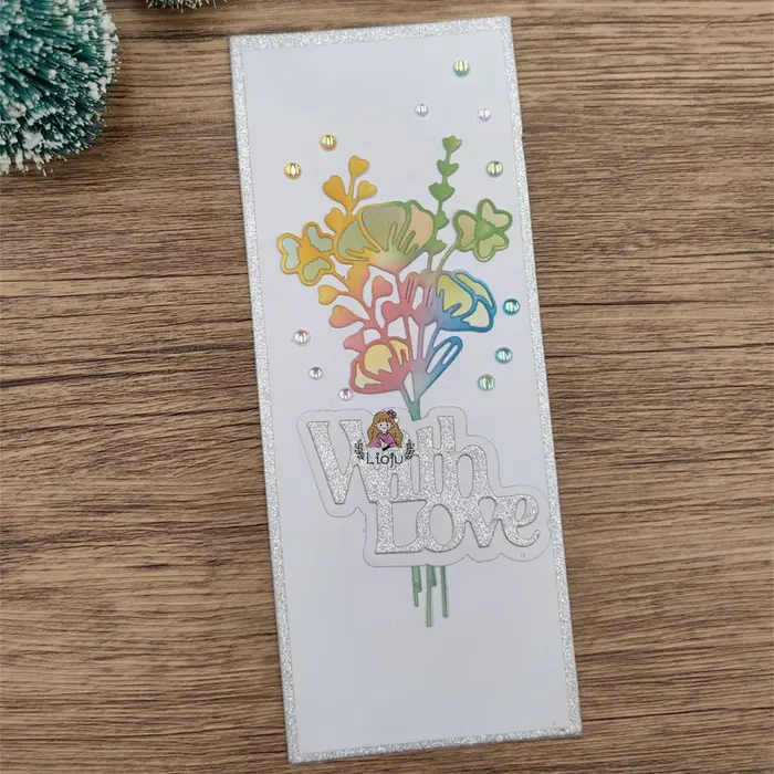 Matrice de découpe de fleurs pour bricolage