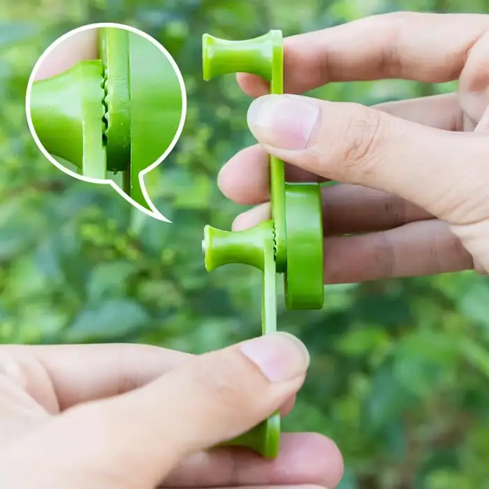 Clips de cintreuse de branches de plantes réutilisables