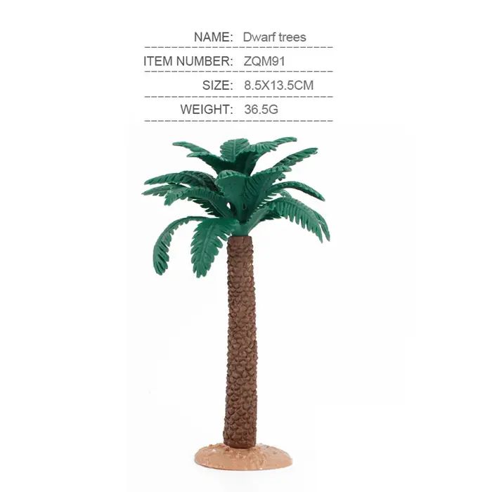 Arbres miniatures pour décoration de paysage