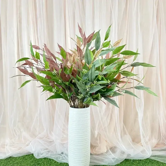 Feuilles de plantes artificielles décoratives de jardin