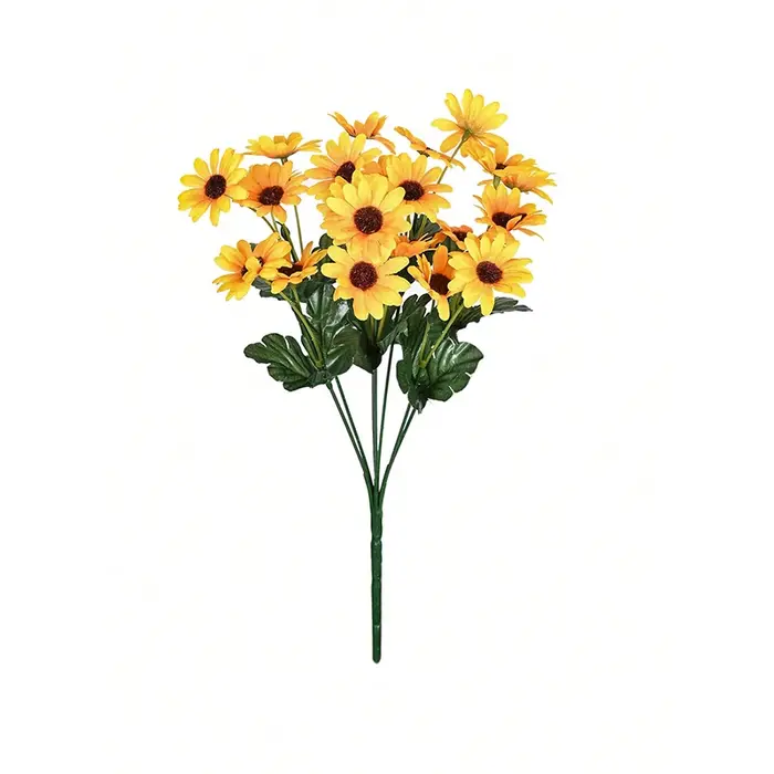 Fleurs artificielles petite marguerite combinaison Brial Bouquet haute qualité saint valentin printemps mariage maison chambre Decora Scrapbook cadeau