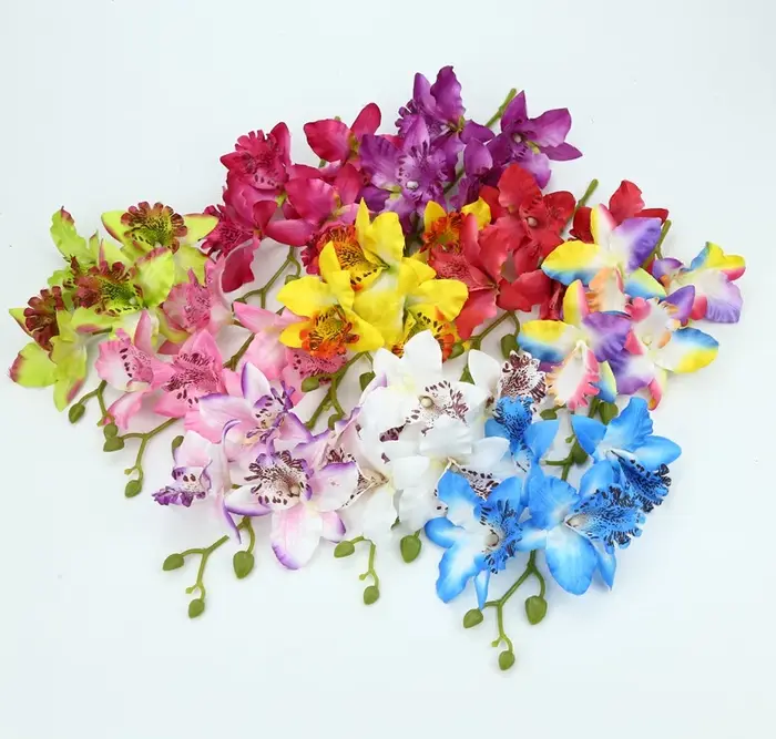 Orchid Vase Display, Fleurs Artificielles