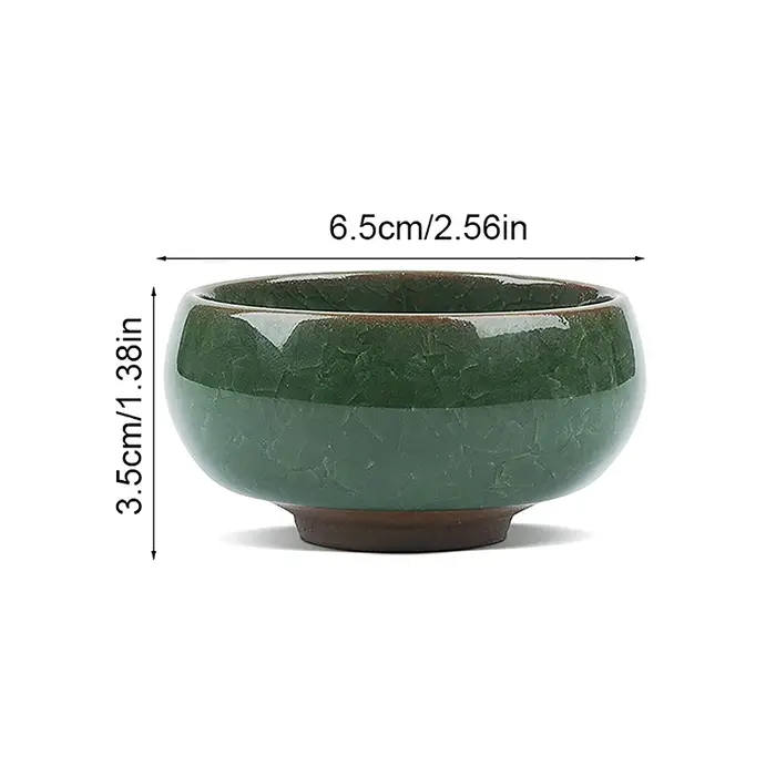 Jardinière succulente en céramique de fleur de glaçure de craquel de glace mignonne Mini Pot de plante Pot