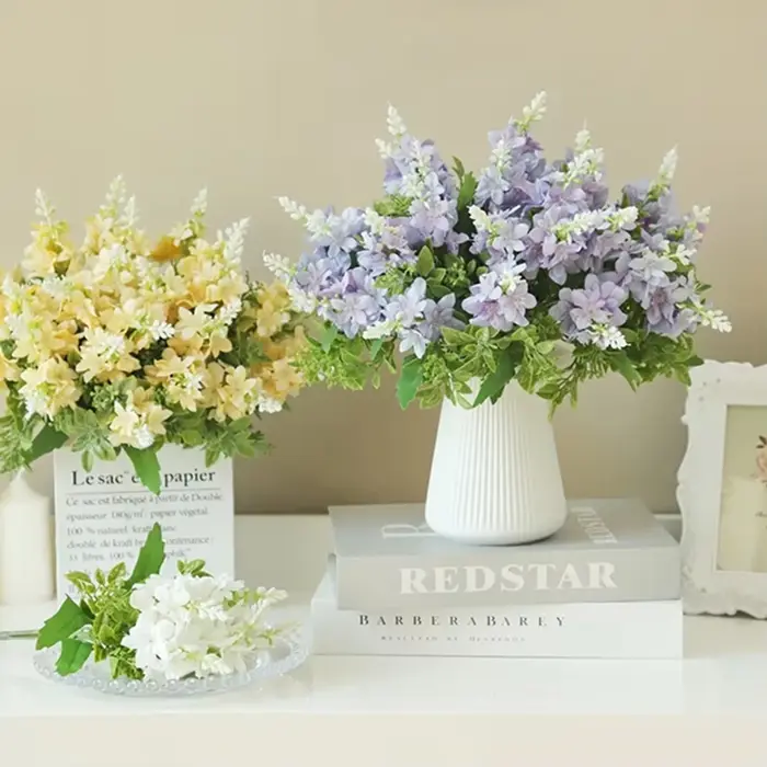1/3 pièces de fleurs artificielles en soie Yucca Gloriosa pour mariage