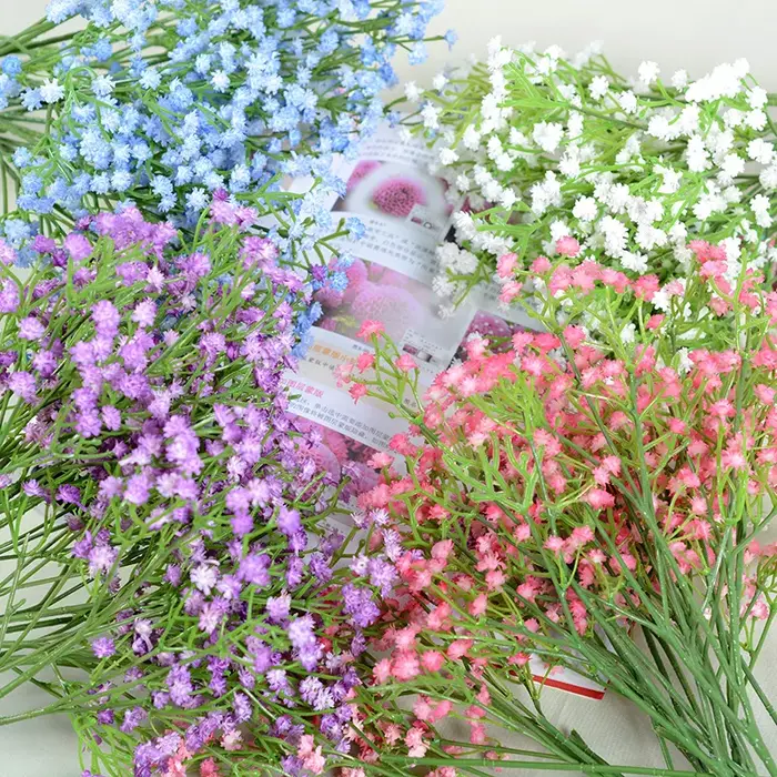 Bouquet de fleurs artificielles Gypsophila