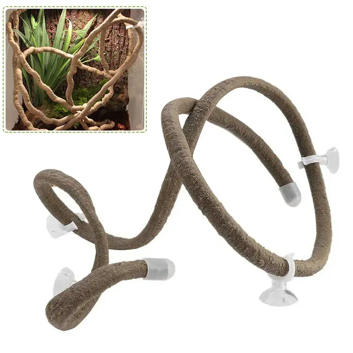 Vignes de reptiles flexibles artificielles