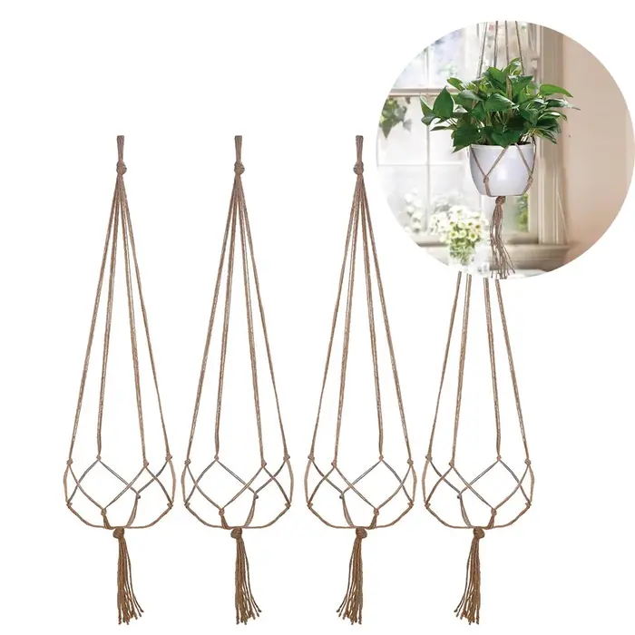 Plante cintre corde après balcon accessoires suspendus parterre de fleurs Pot décorations de jardin 