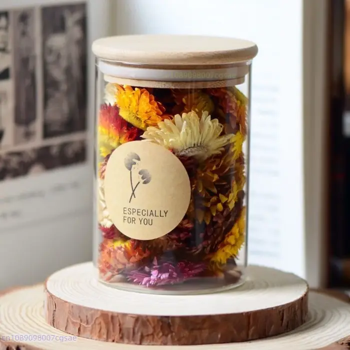 Fleur séchée naturelle d'immortelle de haute qualité