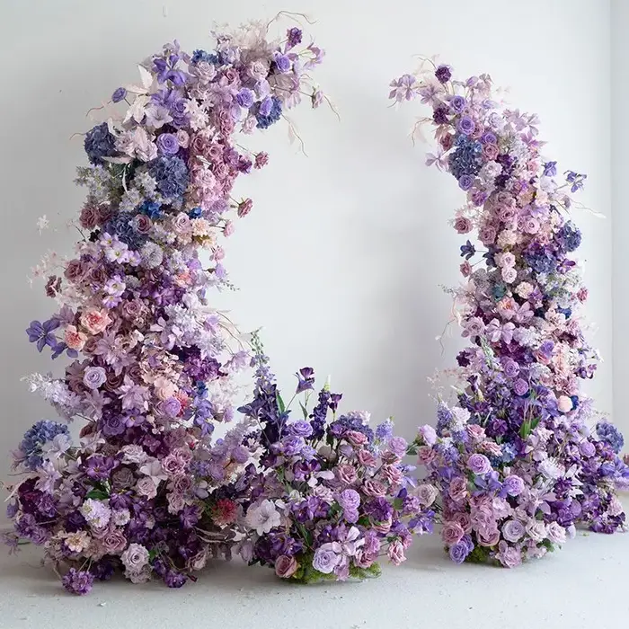 Décoration florale de luxe 5D pour mariage