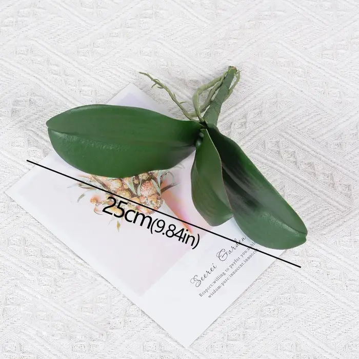 Plantes artificielles : Feuilles de Phalaenopsis, fleurs décoratives, matériel auxiliaire, feuilles 