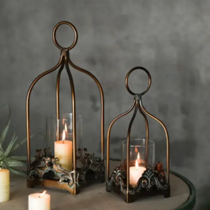 Support de fleurs triangulaire en métal Vintage, trépied de sol Simple avec jardinière pour salons de fleurs, panier décoratif, vente en gros