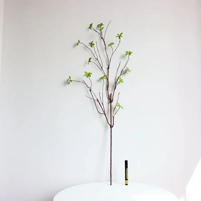 3 pièces de feuilles de cloche artificielles suspendues en plastique
