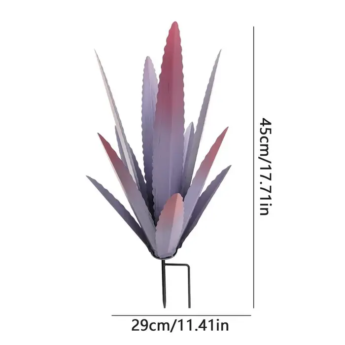 Sculpture de plante d'agave en métal, bricolage de plante, décoration d'intérieur, statue d'art de c