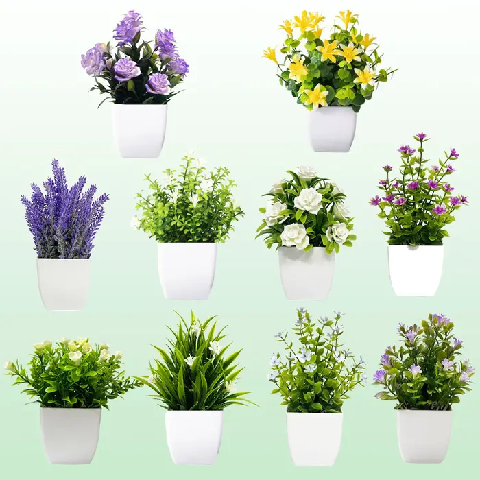 Bonsaï artificiel, plantes artificielles vertes