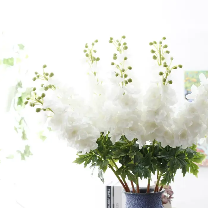 Lot de 4 fleurs artificielles en latex