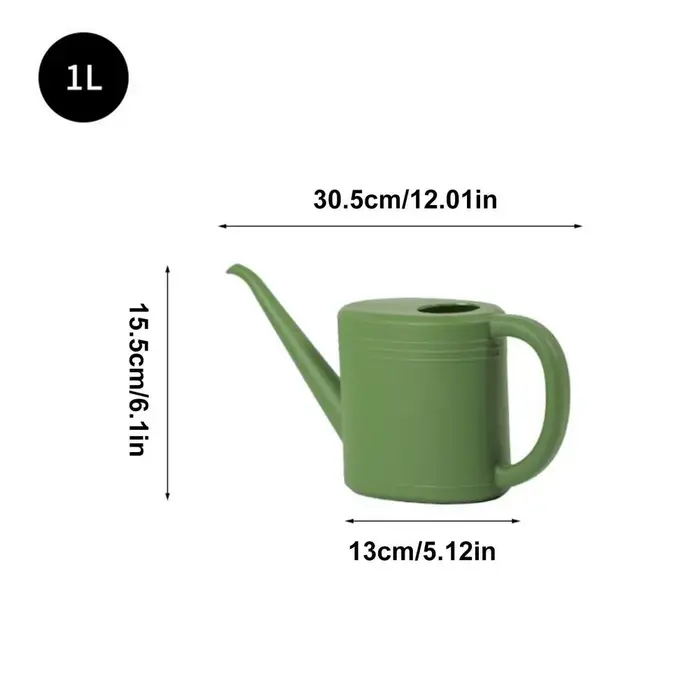 Arrosoir pour plantes d'intérieur 1L, petit arrosoir confortable à long bec pour plantes en pot, pou
