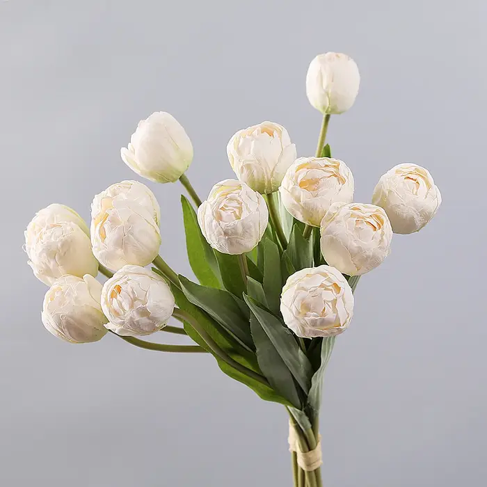 Bouquet de fleurs artificielles en soie