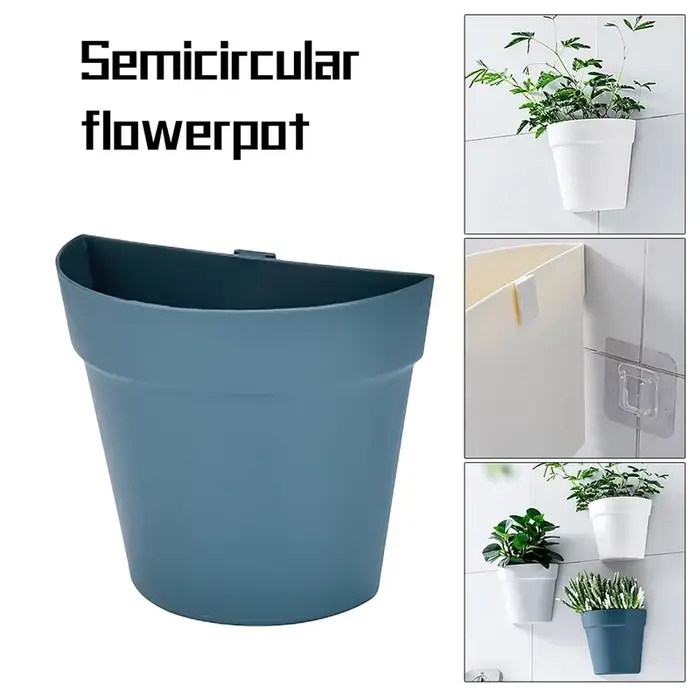 Pots de fleurs muraux en plastique pour la décoration intérieure