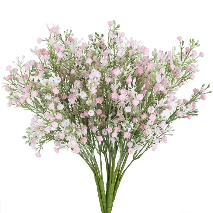 5 fourchettes fleur artificielle plante gypsophile offres spéciales mariage bouquet de mariée noël d