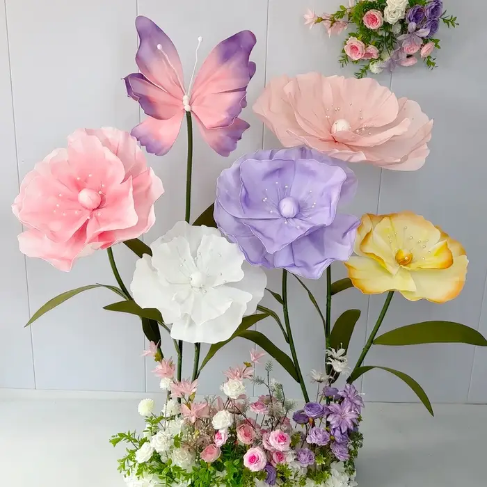 Fleurs artificielles géantes 170cm