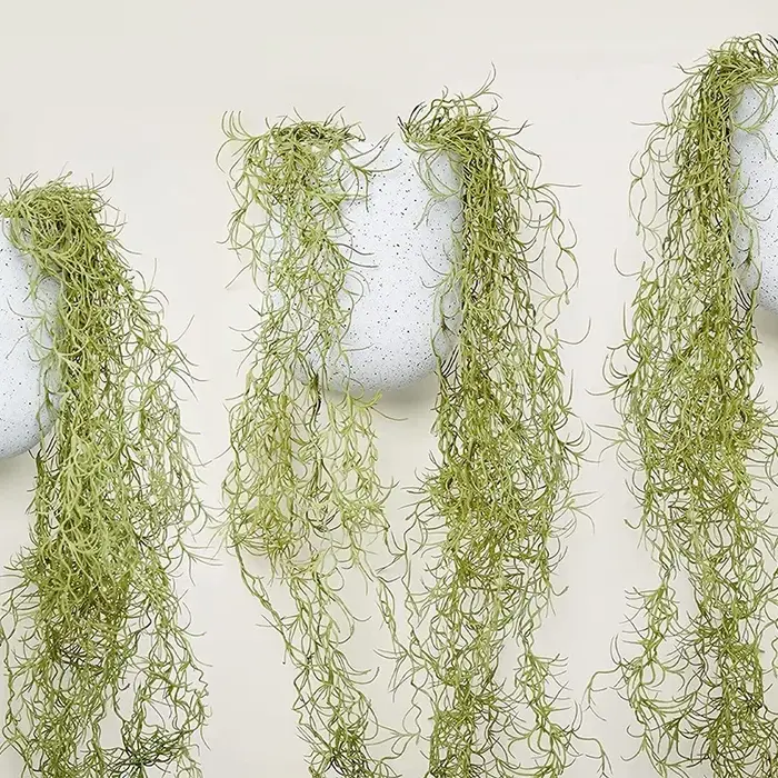 1/3/5 pièces de plantes artificielles vertes en plastique