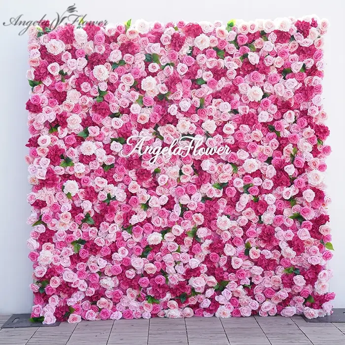 Rideau enroulable 5D hortensia Rose