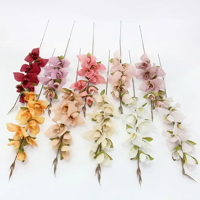 Décor de branche de fleur de glaïeul