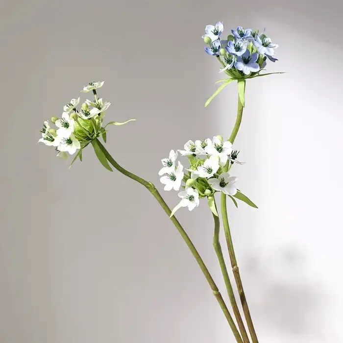 Lot de 3 fleurs artificielles Agapanthus