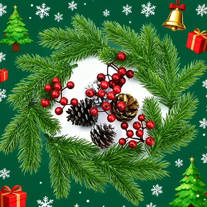 Plante artificielle pomme de pin Accueil Salon De Mariage Arbre De Noël Halloween En Plein Air Jardin Décor Mariée Couronne Accessoire Artistique