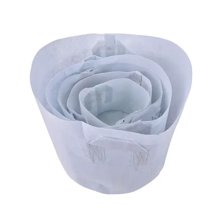 Pots ronds en tissu, sacs de culture