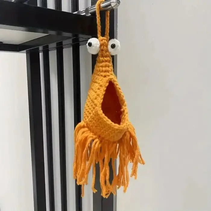 Cintre pour plantes au Crochet en forme de homard