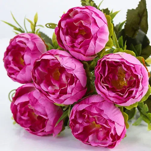 Grandes Fleurs Artificielles InjPeonie, Bouquet de Patients Pivoines, Décoration de Mariage, Maison,