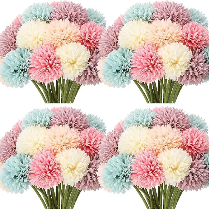 Bouquet de fleurs d'hortensia artificielles