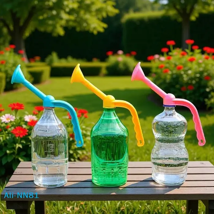【N】Bouteille d'arrosage manuelle double usage pour jardinage