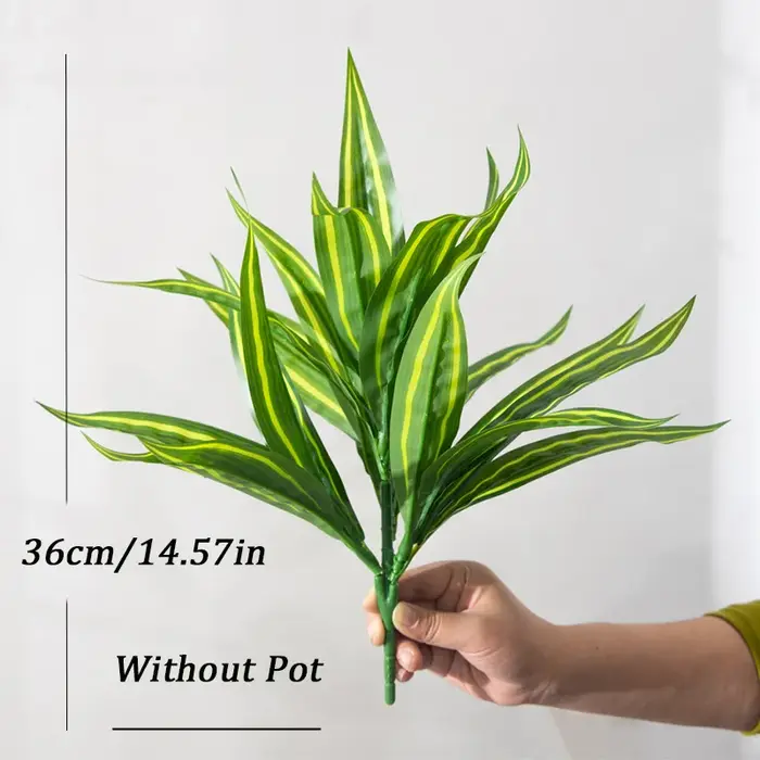 Faux combo d'agave en plastique pour la décoration intérieure et le jardin