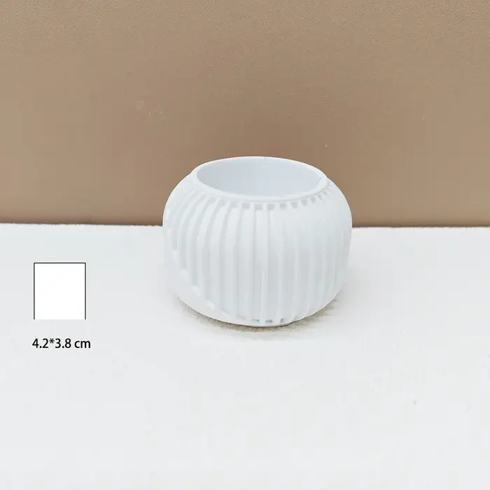 2025 nouvelle lanterne arôme bougie tasse Silicone moule Mini succulente Pot de fleur béton plâtre