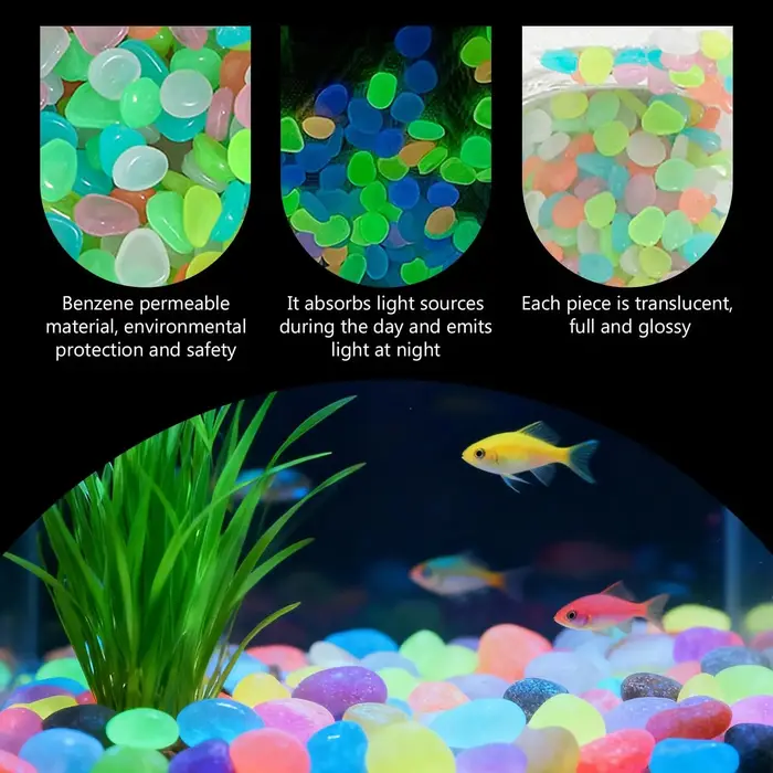 Pierres lumineuses en résine pour plantes en pot