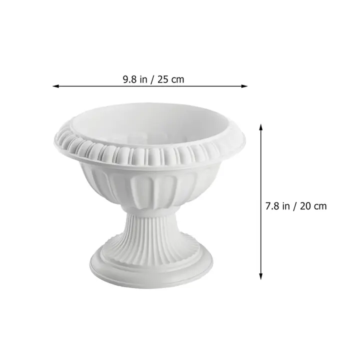 Pot de fleur à colonne romaine