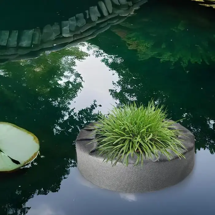 Jardinière d'étang flottant en tissu